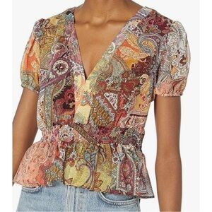 Guess Multicolor Paisley Blouse